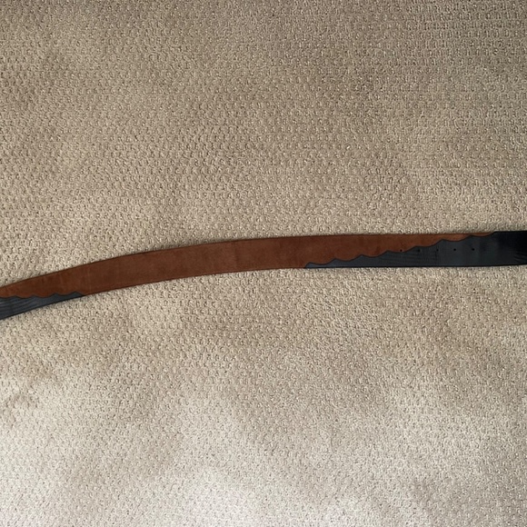 Black Belt with Tan Suede - Picture 5 of 5